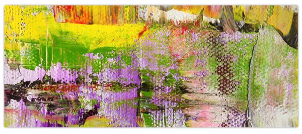 Absztrakció kép - festmény (120x50 cm)