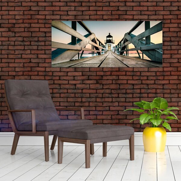 Kép - A mólón (120x50 cm)