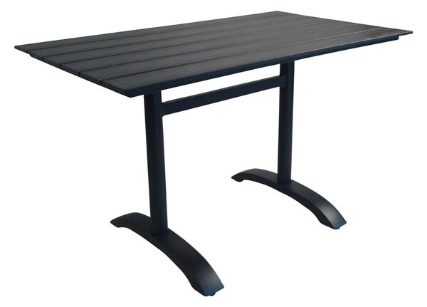 Kerti asztal Dallas 754 74x70cm, Fekete, Fém