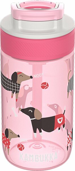 Kambukka Lagoon Diva Dogs 400ml Gyerek Kulacs - Rózsaszín/Mintás