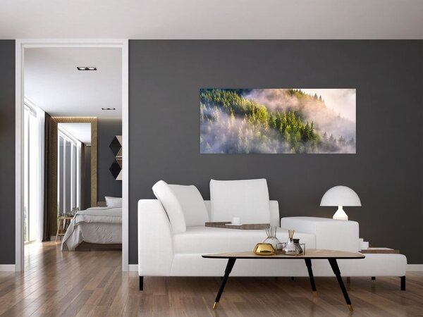 Egy hegyi táj képe (120x50 cm)
