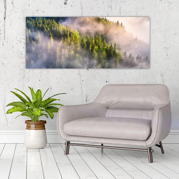 Egy hegyi táj képe (120x50 cm)