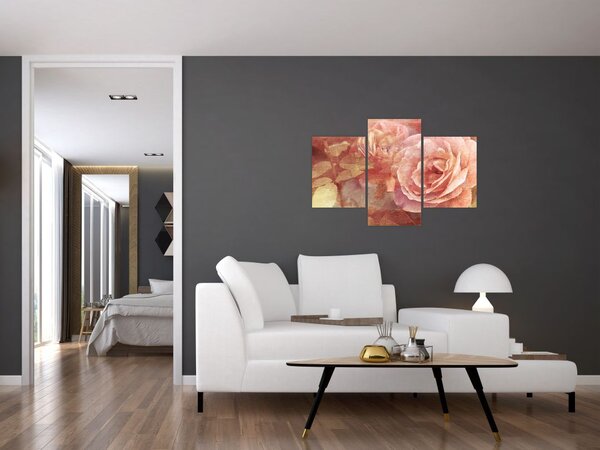 Rózsák képe (90x60 cm)