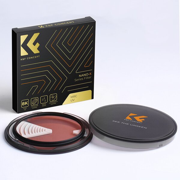 K-F CONCEPT NANO-X series B270 HD MCUV szűrő vízlepergető karcálló 43mm