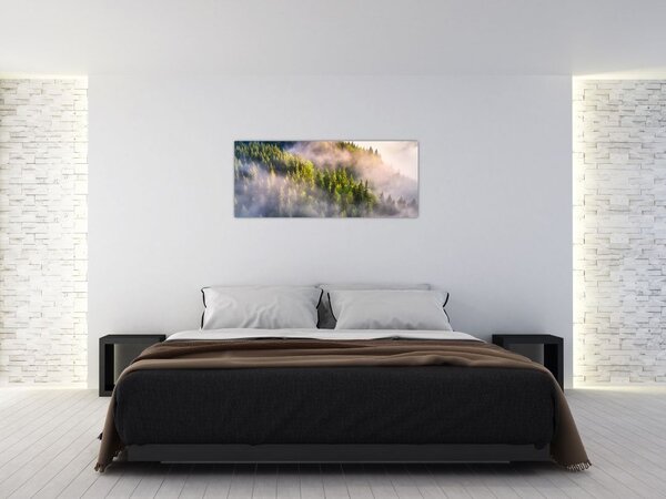 Egy hegyi táj képe (120x50 cm)