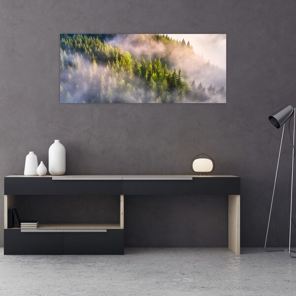 Egy hegyi táj képe (120x50 cm)