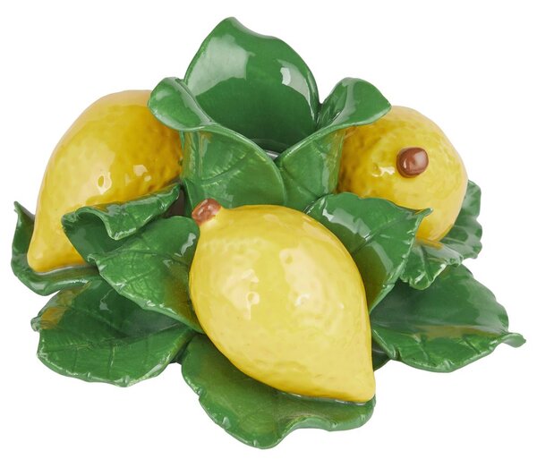 LEMON kerámia gyertyatartó 8 cm