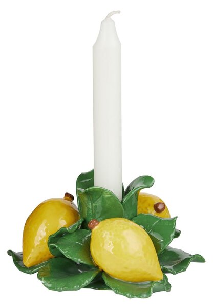 LEMON kerámia gyertyatartó 8 cm