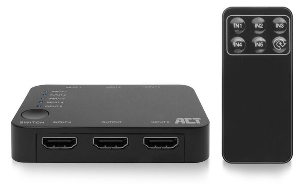 ACT CONNECTIVITY 4K HDMI kapcsoló 5 bemenet. 1 kimenet