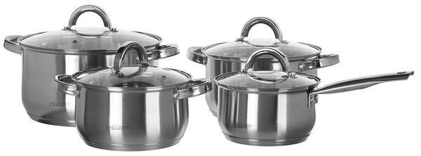 Maestro MR-2021 Edénykészlet - Inox (9 részes)