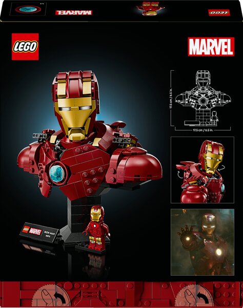 LEGO® ǀ Marvel 76327 Vasember MK4 mellszobor
