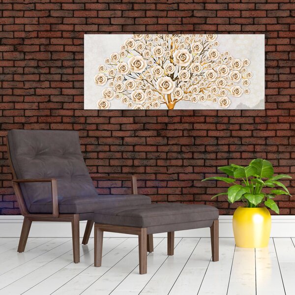 Egy virágfa képe (120x50 cm)