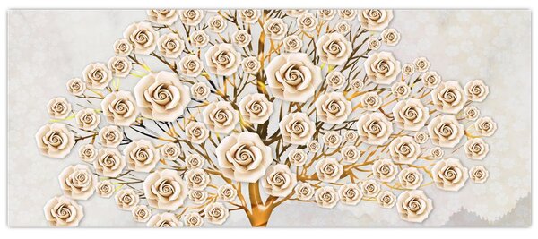 Egy virágfa képe (120x50 cm)