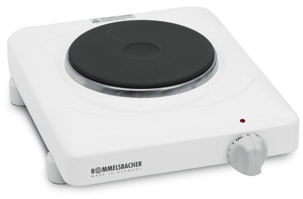 Rommelsbacher THS 815 Hordozható 1 zónás Elektromos főzőlap 1000W - Fehér