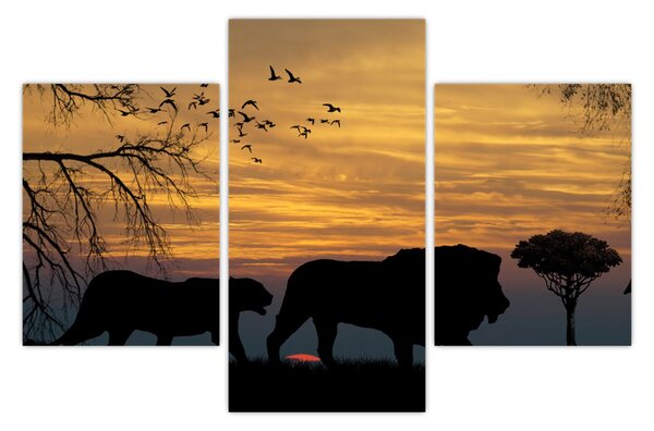 Safari képe (90x60 cm)