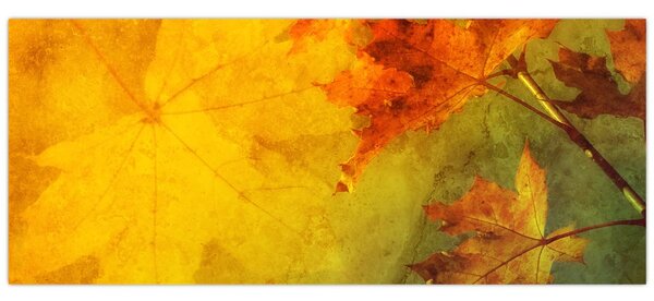 Kép - Őszi levelek (120x50 cm)
