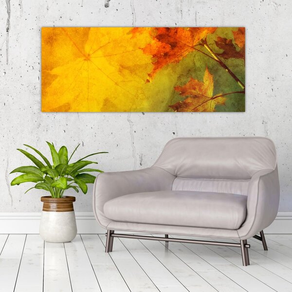 Kép - Őszi levelek (120x50 cm)