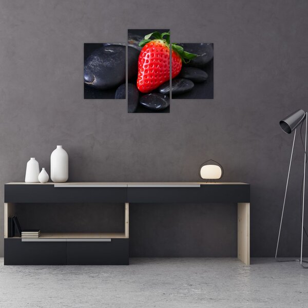 Kép - eper (90x60 cm)