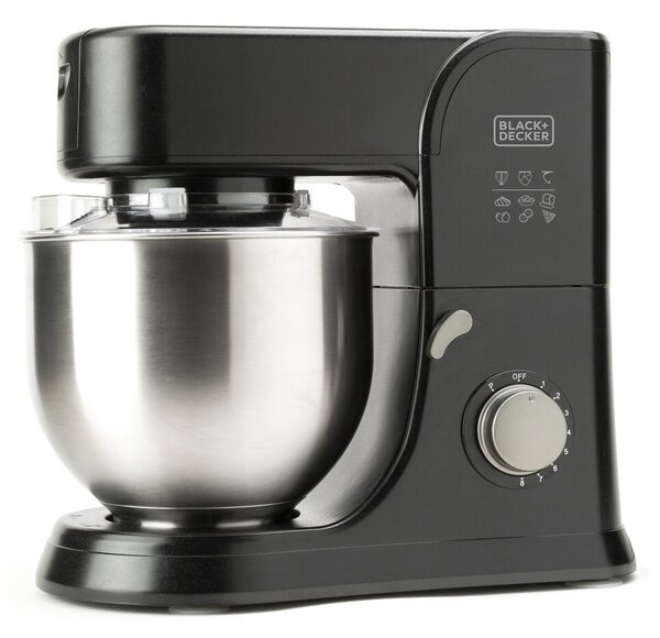 Black & Decker BXKM1001E Konyhai Robotgép 1000W Fekete