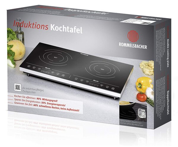 Rommelsbacher CT 3410/IN Kétlapos indukciós főzőlap - Fehér