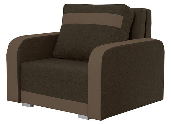 KONRAD fotelágy Barna/világosbarna
