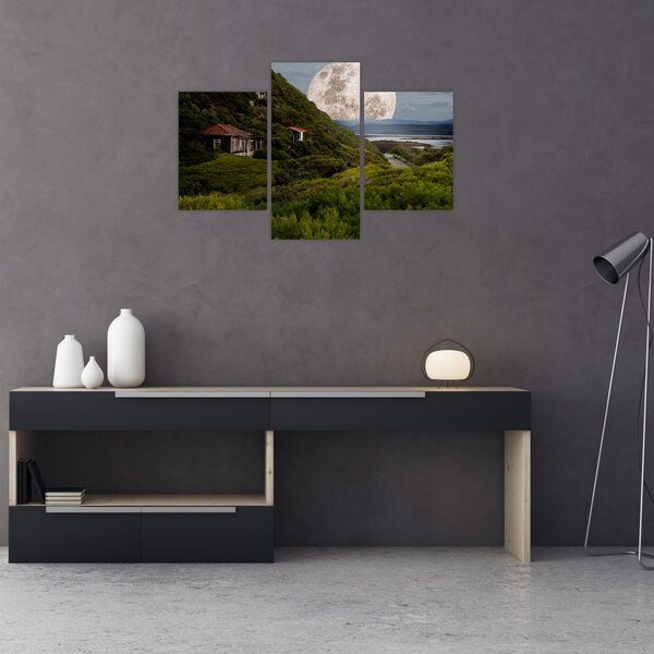 Holdas tájkép (90x60 cm)