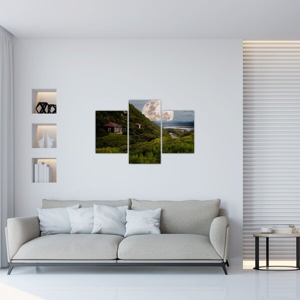 Holdas tájkép (90x60 cm)