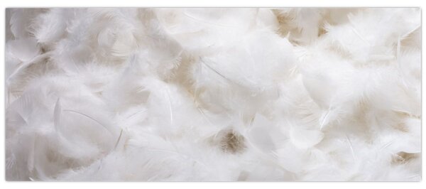 Kép - Fehér tollak (120x50 cm)