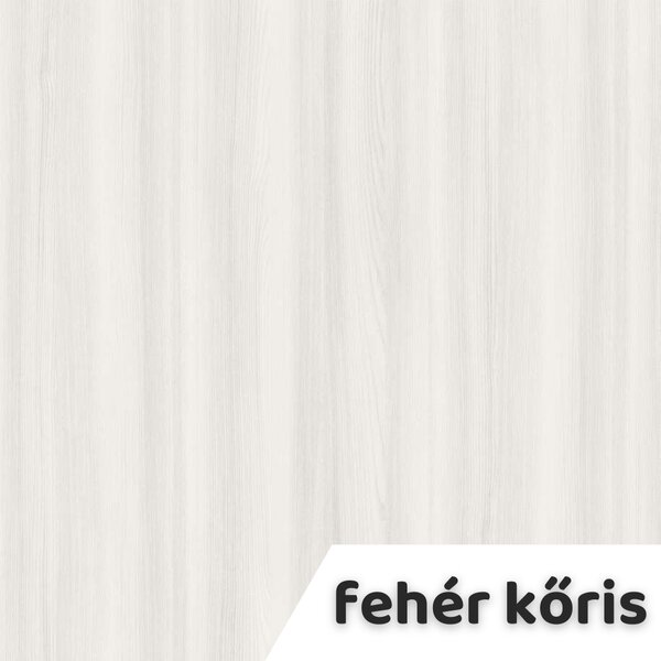 Univerzális asztal fém lábakkal 160 x 80 cm, fehér kőris