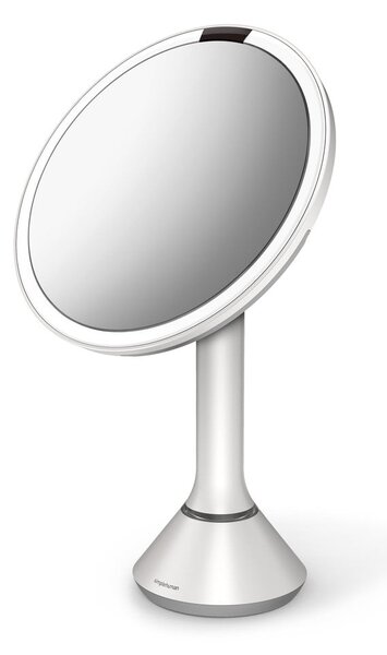 Kozmetikai tükör világítással-nagyítós (ötszörös) ø 20 cm Sensor – simplehuman