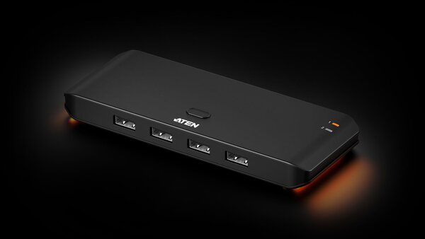 ATEN US4224-AT 2 x 4 USB 2.0 megosztó kapcsoló