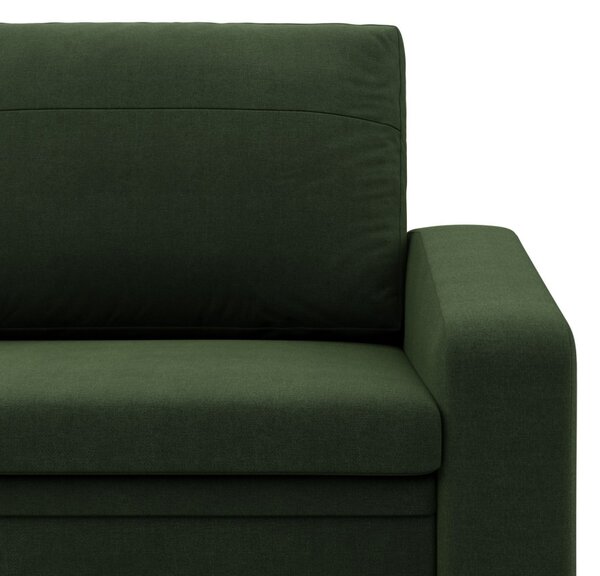 Vertico fekvőfotel, 80 cm széles, fonott, zöld