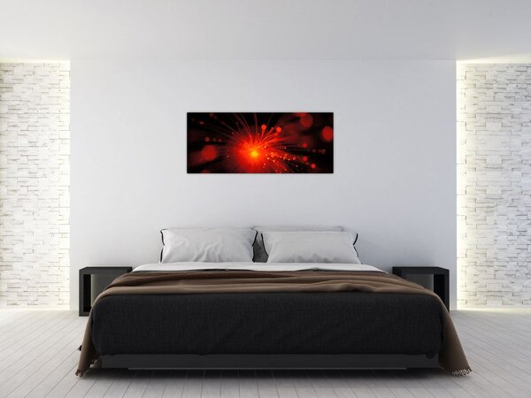 Egy szikrázó absztrakció képe (120x50 cm)