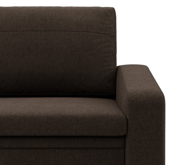 Vertico fekvőfotel, 80 cm széles, fonott, barna