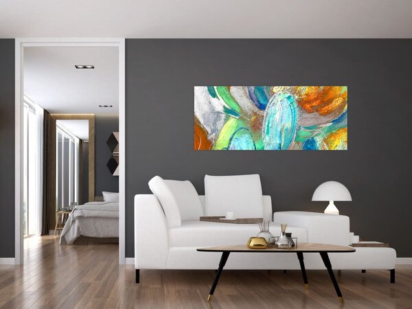 Kép - Színes absztrakció (120x50 cm)