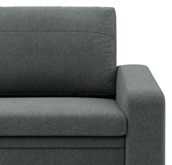 Vertico fekvőfotel, 80 cm széles, fonott, szürke