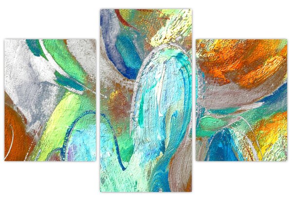 Kép - Színes absztrakció (90x60 cm)