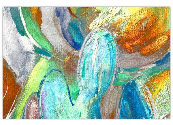 Kép - Színes absztrakció (90x60 cm)
