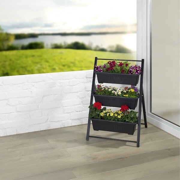 Fém virágtartó állvány (magasság 85 cm) Vertical – Maximex