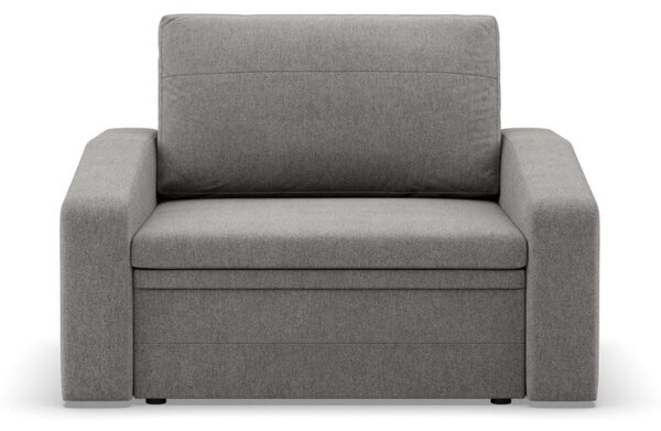 Vertico fekvőfotel, 90 cm széles, fonott, szürke