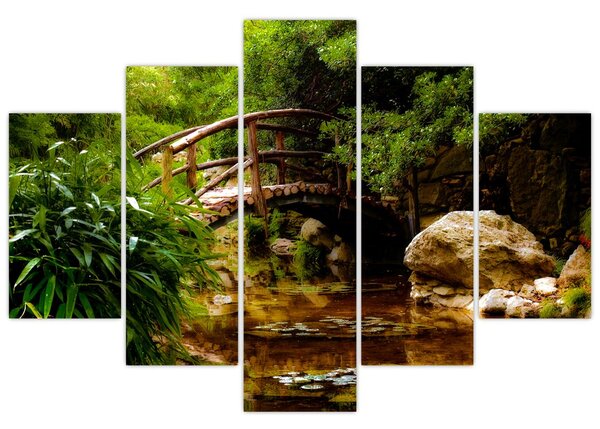Kép - Híd a folyón (150x105 cm)