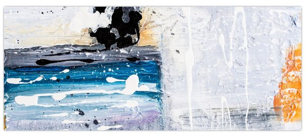 Kép - Absztrakt vonások (120x50 cm)