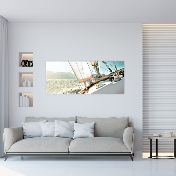 Kép - Hajó (120x50 cm)