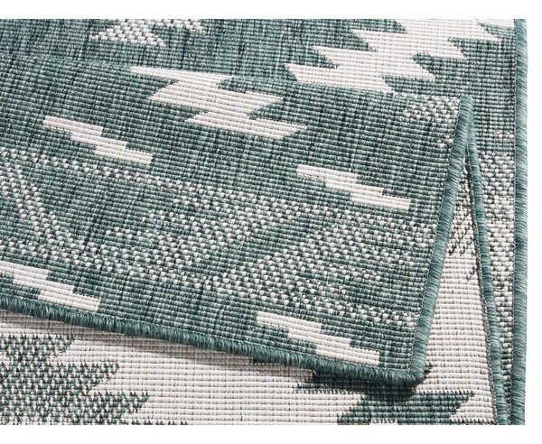 Malibu zöld-krémszínű kültéri szőnyeg, 150 x 80 cm - NORTHRUGS