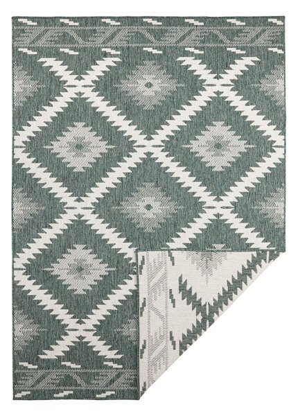 Malibu zöld-krémszínű kültéri szőnyeg, 150 x 80 cm - NORTHRUGS