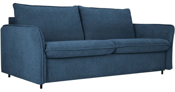 Kék zsenília kanapé MICADONI Dalida 166 cm