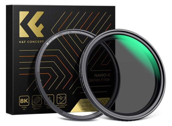 K-F CONCEPT Mágneses adapter + NANO-X vario ND2-32 szűrő 67mm