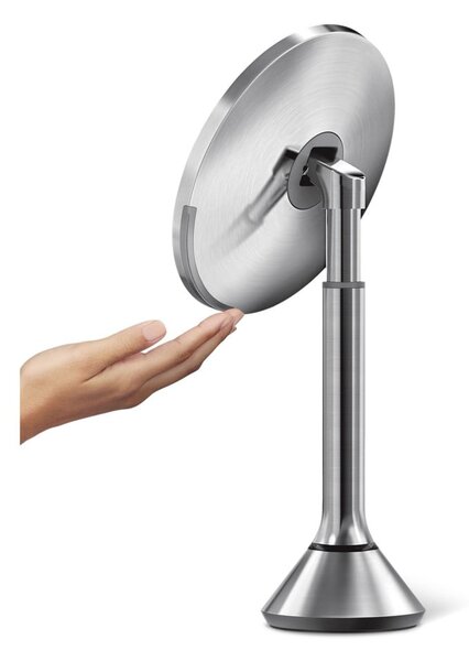 Kozmetikai tükör világítással-nagyítós (ötszörös) ø 20 cm Sensor – simplehuman