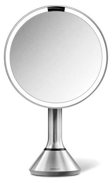 Kozmetikai tükör világítással-nagyítós (ötszörös) ø 20 cm Sensor – simplehuman