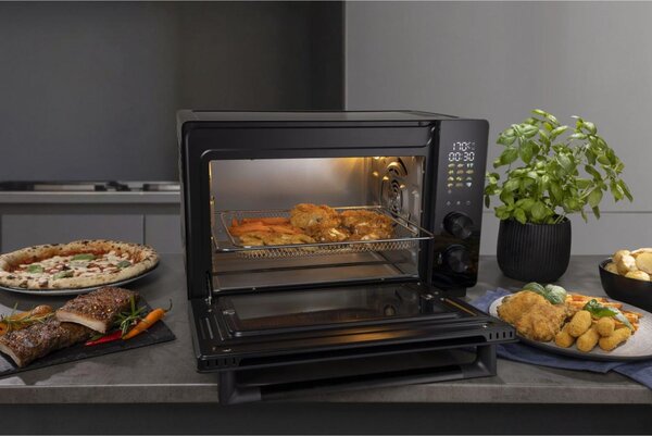 Hisense HOM30AF Fekete Mikrohullámú sütő 30L 1800W